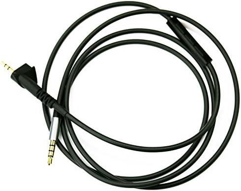 NEOMUSICIA Replacement Audio Cable with Remote Volume Control and Mic for Bose Around-Ear AE2 AE2i AE2w Headphones, Black