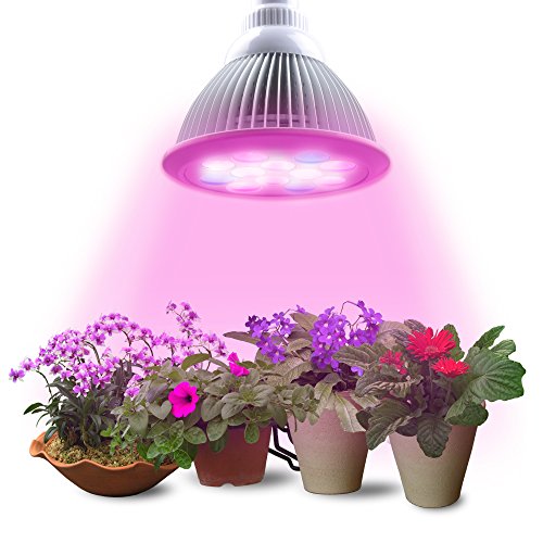 Led Grow light Bulb Lumin Tekco led High Efficient plant light 24W, plant grow light E27 Full Spectrum, leaf and Flowering indoor plant light for Hydropoics Garden Greenhouse Aquatic