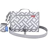 Vito Maro - Diaper Clutch with Waterproof Changing Pad for Baby and Diaper Bag Dispenser - Portable Changing Station for Travel and Home - Grey