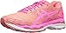 ASICS Women's Gel-Nimbus 18 Running Shoe, Peach Melba/Hot Pink/Guava, 11 M US