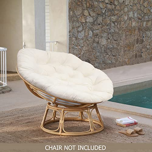 COTTON CRAFT Papasan Chair Cushion 100 Cotton Duck Fabric Plush