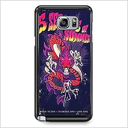 Gebleg Band Tour Poster For Samsung Galaxy Note 5 Case Hard Plastic Material With Black Frame Amazon Com Books