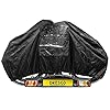 Dresco Dyto fietsaccessoires fietsafdekzeil 2 fietsen, 5010039, zwart
