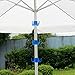 Tagvo 2 Pack Beach Umbrella Hanging Hook, 4-prongs Plastic Umbrella Hook Hanging for Towels/Hats/Clothes/Camera/Sunglasses/Bags-Durable, Fit for Beach,Camping Trips (Blue- 2 Pack)