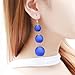 VK Accessories Thread Ball Dangle Earrings Thread Dangle Earrings Soriee Drop Earrings Beaded Ball Ear Drop Blue
