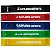 Premium Resistance Loop Bands (set of 5) Exercise Band Set for Workouts, Resistance Training & Physical Therapy Routines.