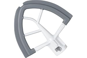 Flex Edge Beater for KitchenAid Mixer, 4.5-5 Quart Tilt-Head Flat Beater Paddle with Flexible Silicone Edges Bowl Scraper, Gr