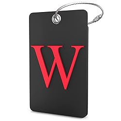 Luggage Tag Initial - Fully Bendable Tag