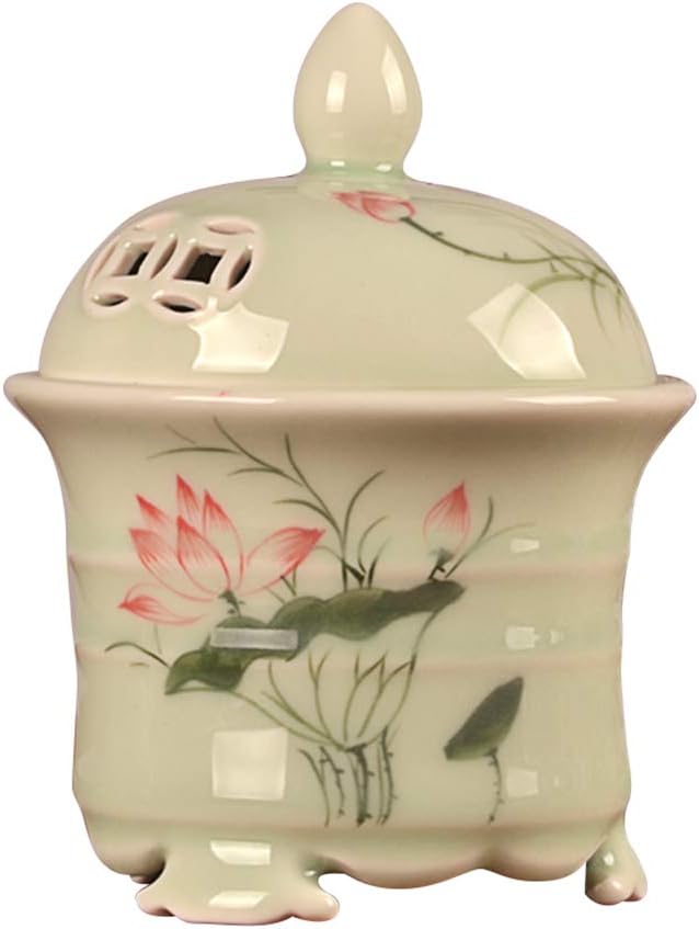 GYDXY Incense Burner Aroma Diffuser Ceramic Electric Timing Temperature Control,essential Oil Agarwood Home Spa Yoga Decor Accessory