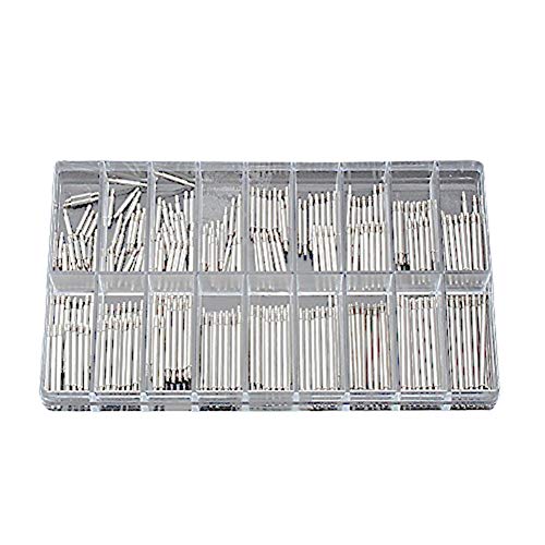 Yosoo 360Pcs Watch Wrist Band Spring Bars Strap Link Pins Repair Kit 8-25mm Watchmaker Eyeglass Stainless Steel Repair Tool Set