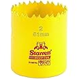 Starrett Bi-Metal Deep Cut Hole Saw with Abrasion Resistant HSS Teeth - Ideal for Cutting Metal, Steel, and Wood - 2" (51mm) Diameter, 2" Depth - DCH0200-G