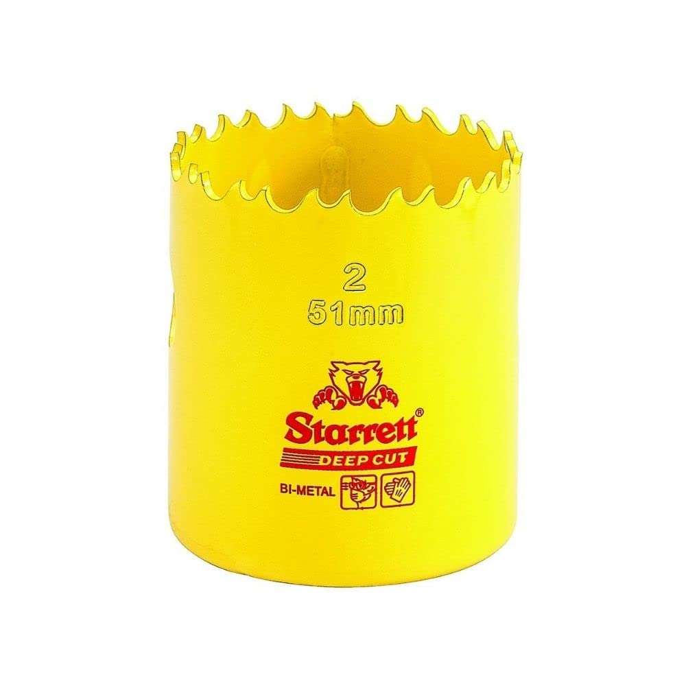 Starrett Bi-Metal Deep Cut Hole Saw with Abrasion
