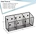 Magnetic Pencil Holder Organizer - Perfect for Locker Refrigerator Whiteboard Office Fridge - Metal Mesh Pen Cup for Accessories Marker Eraser Chalk Supplies - Strong Magnet Storage Bin Basket