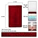 QltyFrst Bathroom Rugs Non-Skid Cotton 1900 GSM Size 21