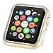 Leotop Compatible with Apple Watch Case 38mm 42mm, Compatible iWatch Bumper Metal Protective Cover Aluminum Frame Bling Shiny Protector Compatible Apple Watch Series 3/2/1 (Gold, 38mm Series 3/2/1)