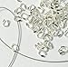 200+ Slightly Larger Wire Guardian Protectors Protector Loops Silver Color Fits .020 .024 Wire or .05mm Cord Like S-lon