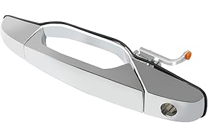 LEMASSON Exterior Chrome Door Handle Front Left Driver Side Compatible with 2007-2014 Chevy Silverado Suburban Avalanche Tahoe, GMC Sierra Yukon, Cadillac Escalade Replaces 20828258, 22738721, 25960525