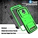 Venoro Moto Z2 Force Case, Moto Z2 Play Case, Heavy Duty Shockproof Full Body Protection Rugged Hybrid Case Cover with Swivel Belt Clip and Kickstand for Motorola Z Force 2017 (Green)