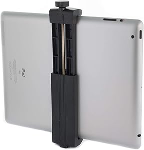 Square Jellyfish Tablet Twist Tripod Mount | iPad Holder Tripod Mount | Use Your Tripod with This Mount to Hold All Tablets Up to 10 inches (Mount only)