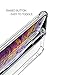 MoKo Cover Compatible for iPhone Xs Max Case, Crystal Clear Reinforced Corners TPU Bumper and Transparent Hybrid Rugged Anti-Scratch Hard Panel Fit with Apple iPhone Xs Max 6.5