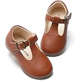 Meckior Toddler Little Girl Mary Jane Dress Shoes Ballet Flats for Girl Party School Shoes Bowknot Princess Shoes