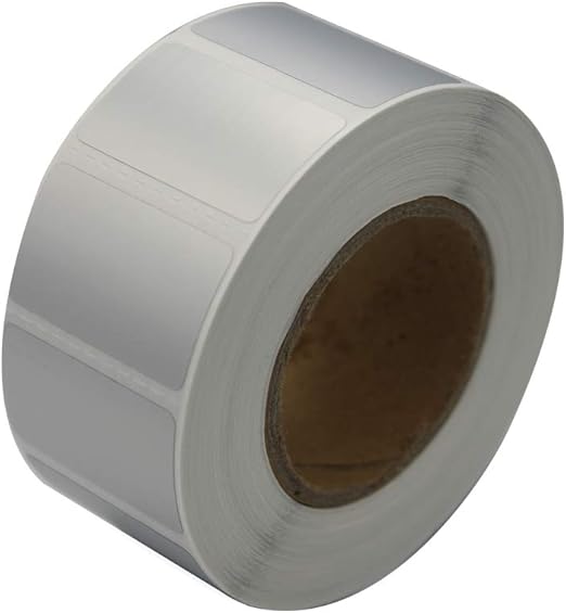 LENVII Matte Silver Thermal Transfer Labels, Silver