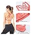 Queenie Ke Womens Yoga Sport Bra Light Support Strappy Free To Be Bra Size M Color Light Lava Across