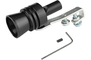 deemars Car Turbo Whistle, Aluminum Alloy Universal Turbo Whistle, XL Size Aluminum Alloy Universal Turbo Sound Exhaust Muffler Pipe Whistle Car Roar Maker (XL1)