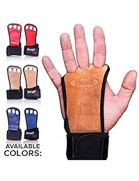 Gymnastics Grips - Guantes de crossfit - Guantes de entrenamiento con muñequeras - Guantes de levantamiento de pesas - Guantes de gimnasio para dominadas - Puños de mano de fitness - Equipo de calistenia - Para hombres, mujeres, niñas, niños