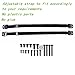 TV and Furniture Straps - Anti-Tip Safety Straps - Furniture Wall Straps for Baby Proofing and Child Safety (2 Pack) (Black)