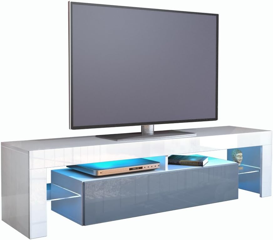 Vladon TV Schrank Lowboard Fernsehschrank Fernsehtisch Wohnzimmer Lima