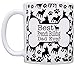 Dog Owner Gifts Best French Bulldog Dad Ever Paw Pattern Gift Coffee Mug Tea Cup Bone Pattern