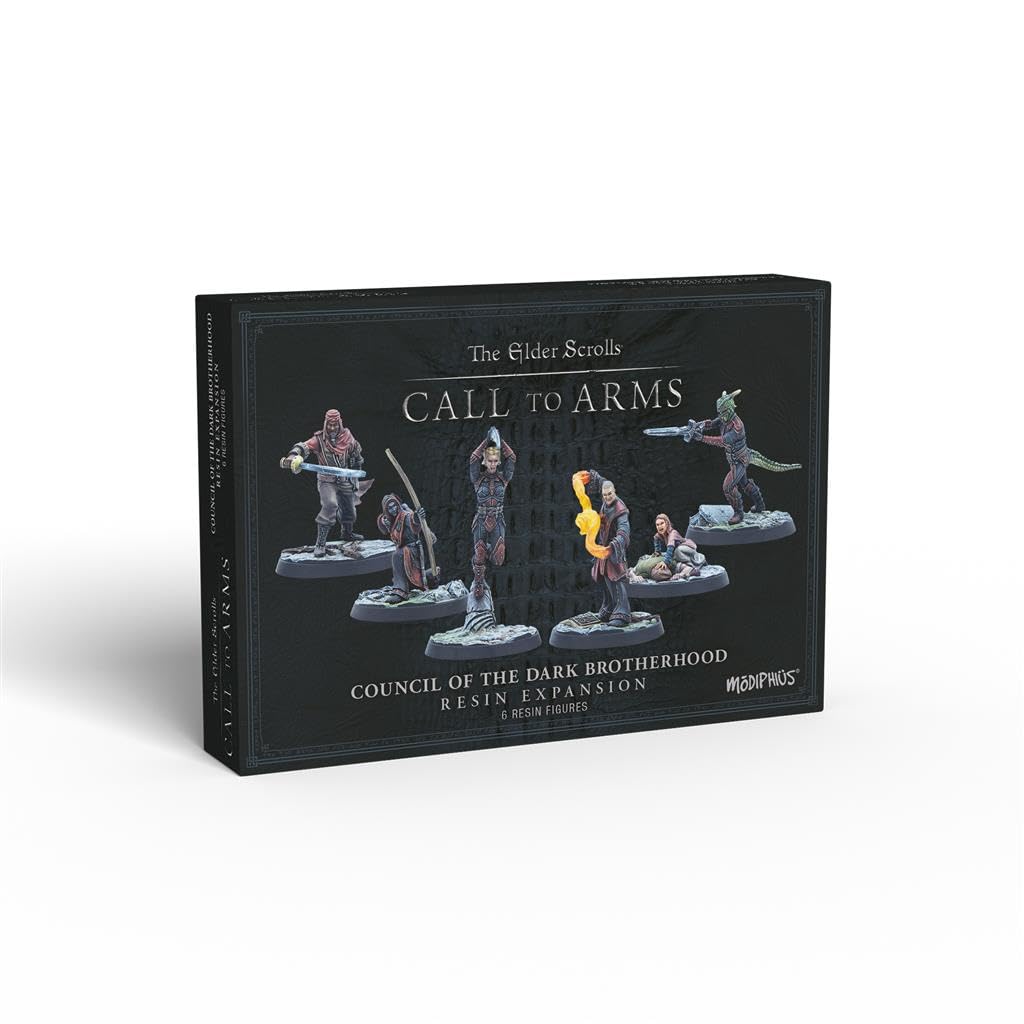 Modiphius Entertainment Elder Scrolls Call to Arms Council of the Dark Brotherhood Miniatures Set
