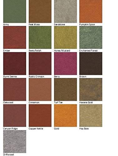 21 Felt Sheets Mix Color Fall Colors Collection Merino Wool Blend Felt Sheets Crafting, Sewing, General 6
