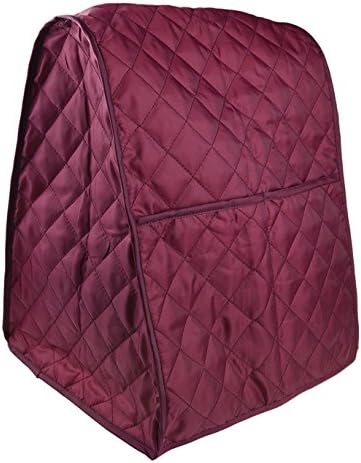 Venice mart Stand Mixer Cover for Kitchenaid, Sunbeam, Cuisinart, Hamilton Mixer with Storage bag (Red)