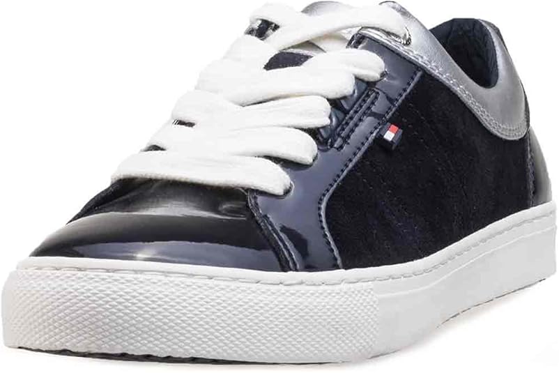 womens navy tommy hilfiger trainers
