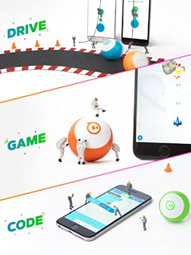 Sphero Mini Black: App-Controlled Robotic Ball, Stem Learning & Coding Toy, Ages 8 & Up