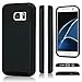 Galaxy S7 Case,Yokirin Full Matte Flexible TPU Case Back Cover for GS7 Phone - Black