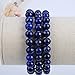 Cherry Tree Collection Natural Semi Precious Gemstone Beaded Stretch Bracelet 8mm Round Beads 7