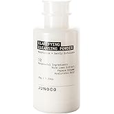 JUNO & Co. JADE Clarifying Cleansing Powder, Refillable Enzyme Face Cleanser, Gentle Exfoliating Powder-to-Foam Cleanser with Rice & Papaya Enzymes, For Smooth Hydrated Skin, 35g