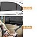 MMTX 2 Pack Car Window Baby Sun Shade UV Protect for Baby/Pet/Kids Anti-Mosquito Protect (Black 44.48