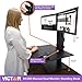 Victor High Rise Collection Dual Monitor Sit-Stand Standing Desk Converter, 28