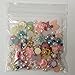 200pc Assorted Size & Color Hearts, Stars, Flowers, Pearls, Bows Flat Back Pe...