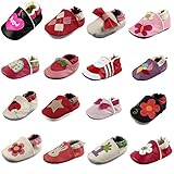 Amurleopard Baby Girl Soft Sole Leather Crib Shoes Infant Toddler First Walking Prewalker