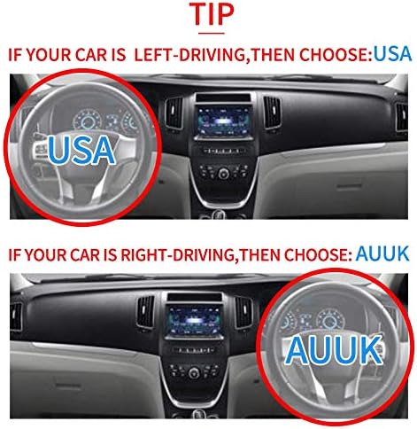 AZB For Nissan Navara NP300 D23 2015~2019 Dash Mat Dashmat Black Carpet Car Dashboard MAT Sunscreen Insulation (Color Name : USA NP300 MAT)