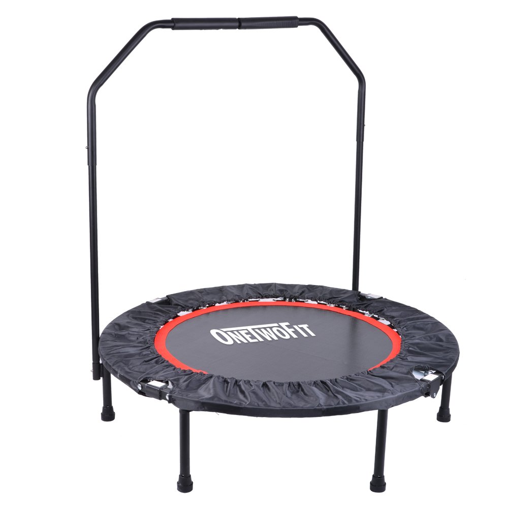 Trampolín, Trampolín Plegable Pequeño Fitness de 40 Pulgadas