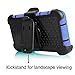 Samsung Galaxy S5 Case, Galaxy S5 Case, BENTOBEN Hybrid Protective Soft&Hard Case with Rotating Kickstand Belt Clip Holster Cover Case for Samsung Galaxy S5 S V I9600 GS5 All Carriers, Dark Blue