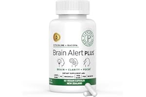 Plantonin New Zealand - Brain Supplements for Memory and Focus - Citicoline 250 mg Bacopa Monnieri 150 mg Phosphatidylserine 100mg Per Serving - 2 in 1 Advanced Memory Formula Bionutritionals