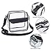 Magicbags Clear Cross-Body Messenger Shoulder Bag, NFL and PGA Stadium Approved Clear Purse with Adjustable Strap Medium