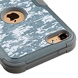 Apple iPod Touch 5 5th Gen / 6 6th Gen Case, Kaleidio [Natural TUFF] Rugged Dual Layer Hybrid Cover [Includes a Overbrawn Prying Tool & Stylux Stylus] [Universal Camouflage]